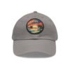 Tampa Florida Hat - PU Leather Patch Coastal Sunset Baseball Cap, Florida Travel Souvenir,