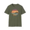 Embrace the Horizon: Pixel Art Ventura Pier Sunset - Unisex Softstyle T-Shirt