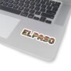 El Paso Pixel Art Sticker | Texas Desert Sunset Decal | Retro 8-Bit Gaming Style | Vinyl Sticker for Laptop | Texas Gift Idea