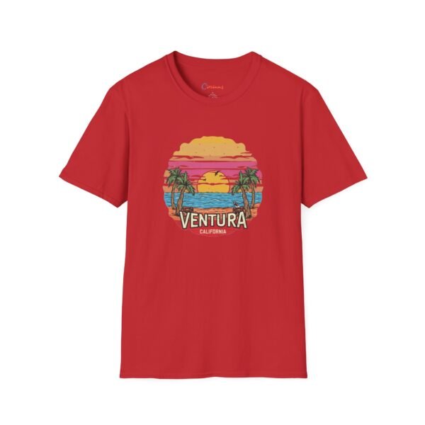 Sunset Serenity in Ventura California - Coastal Bliss Awaits! - Unisex Softstyle T-Shirt
