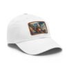 Capybara Scream Hat - Funny Capybara Baseball Cap, Art Parody Gift, Munch Inspired Retro Patch Cap, Unisex Adjustable Hat