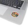 Zuma Beach Sunset Kiss-Cut Stickers | Tropical Vibe Decor | California Gift | Summer Party Essentials | Laptop & Water Bottle Stickers