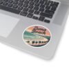 Zuma Beach Pixel Art Sticker - Retro California Coastline Vibes