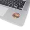 Desert Adventure Retro Design Kiss-Cut Stickers, El Paso Texas Sticker, Travel Decal, Wanderlust Camping Sticker, Southwest Desert Sticker
