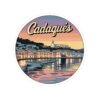 Cadaqués Spain Sticker - Retro Travel Poster Style Coastal Art