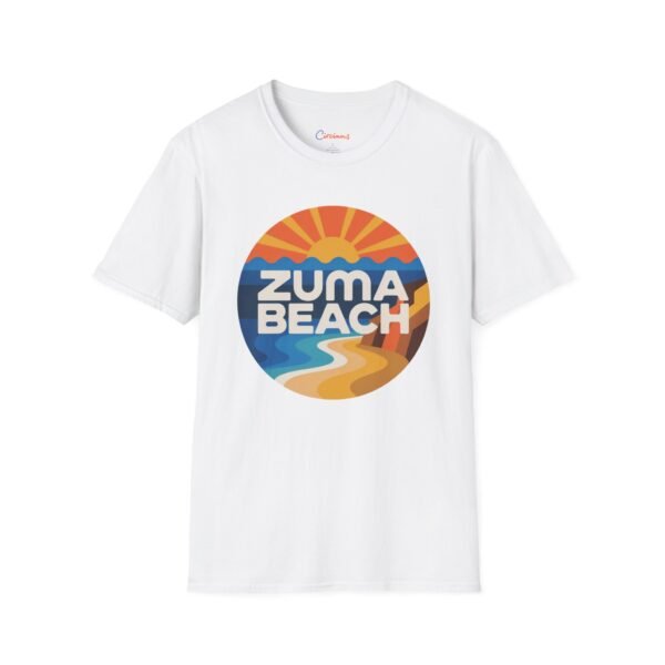 Zuma Beach Bold Horizon Tee - Abstract California Coast Shirt | Sunset Vibes Graphic T-Shirt | Unisex Fit