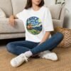 Capybara Starry Night T-Shirt, Artistic Style Tee, Whimsical Animal Graphic Shirt, Painting Inspired Tee, Softstyle Tee, Art Lover