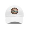 Ventura California Hat - Retro Coastal Embroidered Leather Patch Cap | Vintage Ocean Sunset Beach Design | Classic Dad Hat Gift