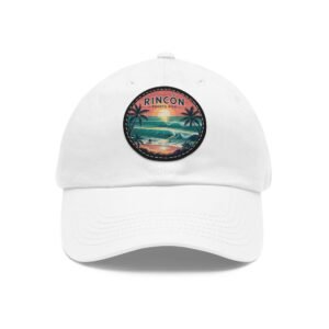 Rincon Sunset Dad Hat, Casual Summer Cap, Beachwear, Gift for Dads, Unisex Style, Vacation Fashion, Outdoor Essentials