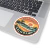 Zuma Beach California Sunset Serenity, Kiss-Cut Decals, Laptop Sticker, Scrapbooking, Water Bottle, Planner Stickers