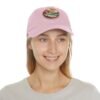 Carmel by the Sea Hat - Retro Coastal Leather Patch Cap, California Ocean Sunset Embroidery Style
