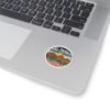 Desert Landscape Stickers, Southwest Cactus Decals, El Paso Texas Vinyl Stickers, Travel Adventure Souvenirs, USA State City Kiss-Cut Decor