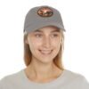 Joshua Tree National Park Hat - 8-Bit Pixel Art Retro Sunset Leather Patch Cap, Desert Baseball Dad Hat, California Souvenir