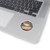 Zuma Beach California Sticker - Retro Sunset Coastal Art for Laptops, Water Bottles & Vans | Pacific Vibes Collection