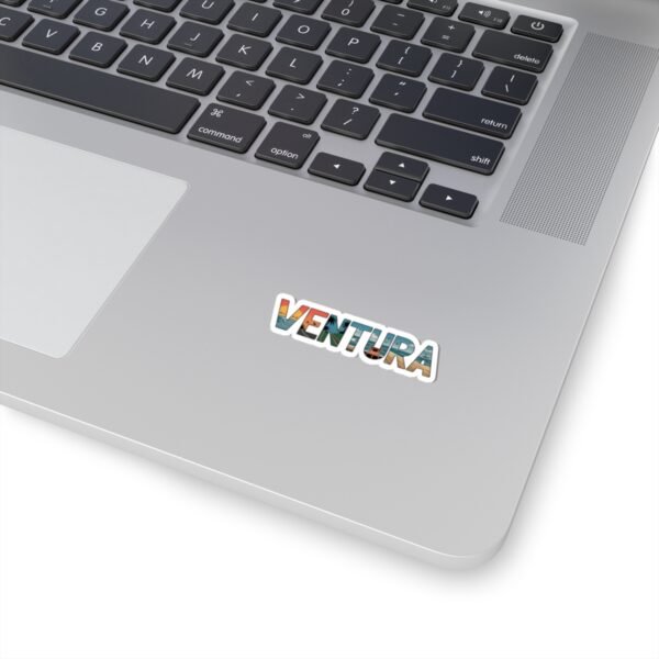 VENTURA California Sticker - Retro Coastal Design, 2x2 to 6x6 Vinyl Decal, Beach Vibes Aesthetic, Travel Gift, Van Life Accessory