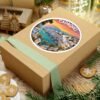 Cadaqués Spain Sticker - Mediterranean Sunset Coastal Art, Colorful Travel Souvenir, Spanish Seaside Village Scene, Summer Vibes