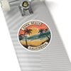 Zuma Beach Sunset Kiss-Cut Stickers | Tropical Vibe Decor | California Gift | Summer Party Essentials | Laptop & Water Bottle Stickers