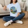 Capybara Starry Night T-Shirt, Artistic Style Tee, Whimsical Animal Graphic Shirt, Painting Inspired Tee, Softstyle Tee, Art Lover