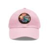 Nerja Spain Hat - Leather Patch Cap with Coastal Sunset Design | Andalucía Beachwear Gift for Travelers & Dreamers