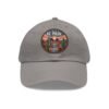 El Paso Texas Hat - Leather Patch Desert Sunset Cap with Cactus & River, Retro Travel Baseball Dad Hat, City Vibes Souvenir Apparel
