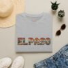 El Paso Texas Pixel Art Shirt - Retro 8-Bit Desert Sunset Design | Unisex Softstyle T-Shirt