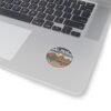 Desert Landscape Stickers, Southwest Cactus Decals, El Paso Texas Vinyl Stickers, Travel Adventure Souvenirs, USA State City Kiss-Cut Decor