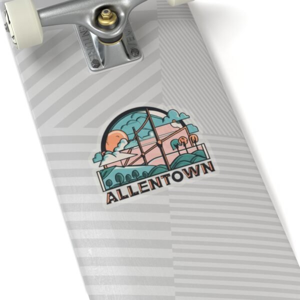 Allentown, Pennsylvania | Alternative city sunset - Kiss-Cut Stickers