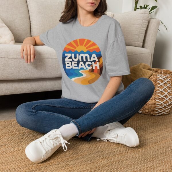 Zuma Beach Bold Horizon Tee - Abstract California Coast Shirt | Sunset Vibes Graphic T-Shirt | Unisex Fit
