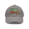 Alamosa Colorado Hat - Retro Sunset Rectangular Leather Patch Cap, Great Sand Dunes Mountains Souvenir Dad Hat, Travel Gift