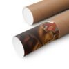 Capybara Poker Night - Matte Vertical Art Print | Funny Animal Wall Art | Retro Vibes | Game Room Decor | Unique Gift for Men