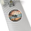 5453069062496313299_1200.jpeg Ventura California Sticker - Retro Coastal Beach Sunset Design, Ocean Wave Aesthetic Vinyl Decal, Surf Town Travel Gift