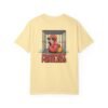 Funny Flamingo T-Shirt - Passport Problems Graphic Tee, Travel Humor Front & Back Print Shirt, Quirky Bird Streetwear Gift
