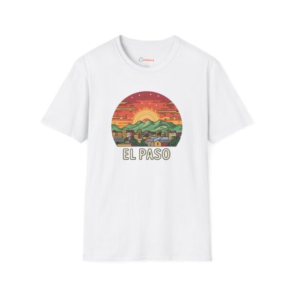 5504934728689441541_2048.jpeg El Paso, Texas | A beautiful Texas sunset - Unisex Softstyle T-Shirt