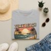 Zuma Beach California T-Shirt - Retro Ocean Sunset Graphic Tee, Vintage Coastal Vibes Shirt, California Summer Unisex Softstyle Tee