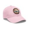 Ventura California Hat - Retro Coastal Embroidered Leather Patch Cap | Vintage Ocean Sunset Beach Design | Classic Dad Hat Gift