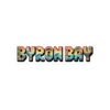 Byron Bay Australia Sticker - Pixel Art Retro Surf Design with Sunset, Lighthouse, Palm Trees & Ocean Waves - Vintage 8-Bit Travel Art