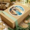 Cabo de Gata Spain Sticker - Retro Lighthouse Coastal Decal, Vintage Mediterranean Sunset Art, Spanish Travel Souvenir Gift