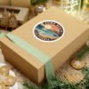 Zuma Beach California Sticker - Retro Sunset Coastal Decal, Surf Art Vinyl Sticker, Summer Vibes Gift