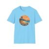 Ventura California Sunset Softstyle T-Shirt, Beach Lover Tee, Coastal Sunset Shirt, Ocean Vibes Top, Vacation Tshirt