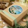 Sitges Spain Sticker - Retro Travel Coastal Beach Design with Palm Trees, Mediterranean Souvenir Decal