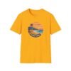 Ventura California Sunset Softstyle T-Shirt, Beach Lover Tee, Coastal Sunset Shirt, Ocean Vibes Top, Vacation Tshirt