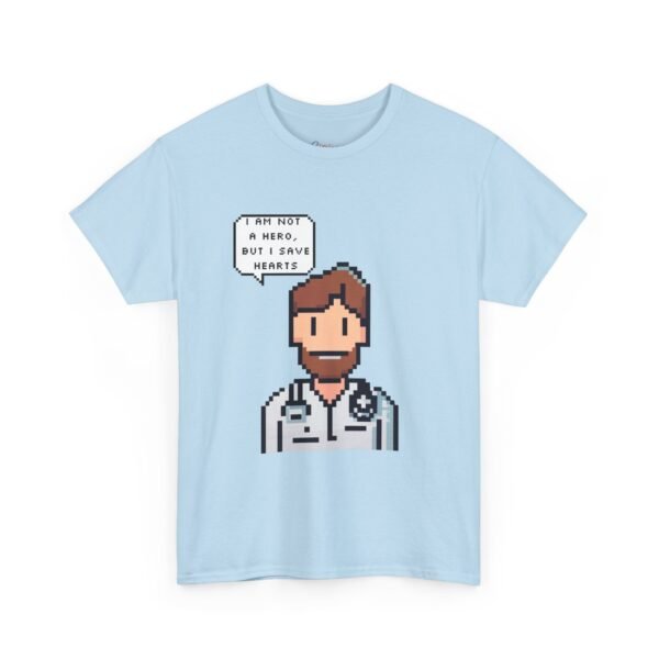 Pixel Doctor Shirt - Funny Medical Student Gift, Save Hearts Tee, Healthcare Worker Appreciation, Pixel Art T-Shirt for Doctors & Nurses