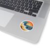 Zuma Beach Retro Sticker - Bold Wave, Sunset Vibes & California Cool