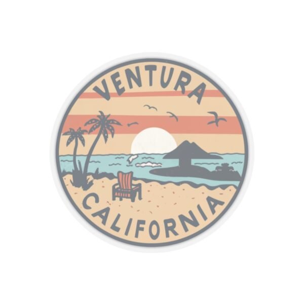 Sticker Sheet, Ventura California Sunset Design, Scrapbooking, Bullet Journal, Laptop Decals, Planner Accessories