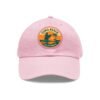 Zuma Beach California Hat - Leather Patch Sunset Surf Cap with Palm Tree, Retro Coastal Baseball Dad Hat, City Vibes Travel Souvenir