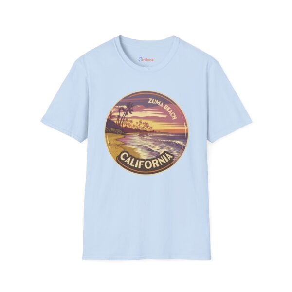 Zuma Beach California Retro T-Shirt - Sunset Coastline Vibes | Vintage Ocean View Tee | Surfer Beachwear Aesthetic | Chill West Coast Shirt
