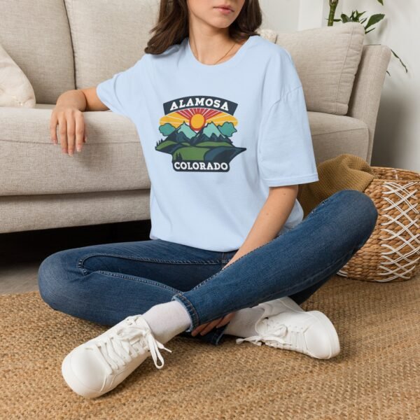 Alamosa, Colorado Unisex T-Shirt, Nature Lover Tee, Mountain Graphic Shirt, Outdoors Adventure Top, Wilderness Traveler Gift