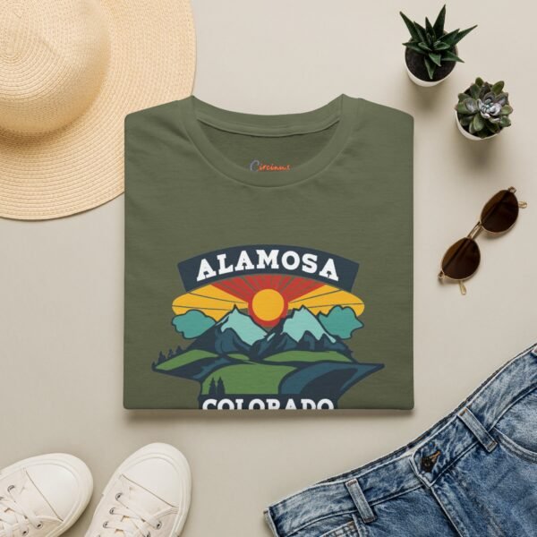Alamosa, Colorado Unisex T-Shirt, Nature Lover Tee, Mountain Graphic Shirt, Outdoors Adventure Top, Wilderness Traveler Gift