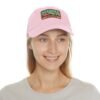 Alamosa Colorado Hat - Retro Sunset Rectangular Leather Patch Cap, Great Sand Dunes Mountains Souvenir Dad Hat, Travel Gift