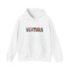 Ventura California Hoodie - Coastal Vibes Sweatshirt, Scenic Letter Print, Soft Unisex Gift for Beach Lovers & West Coast Fans